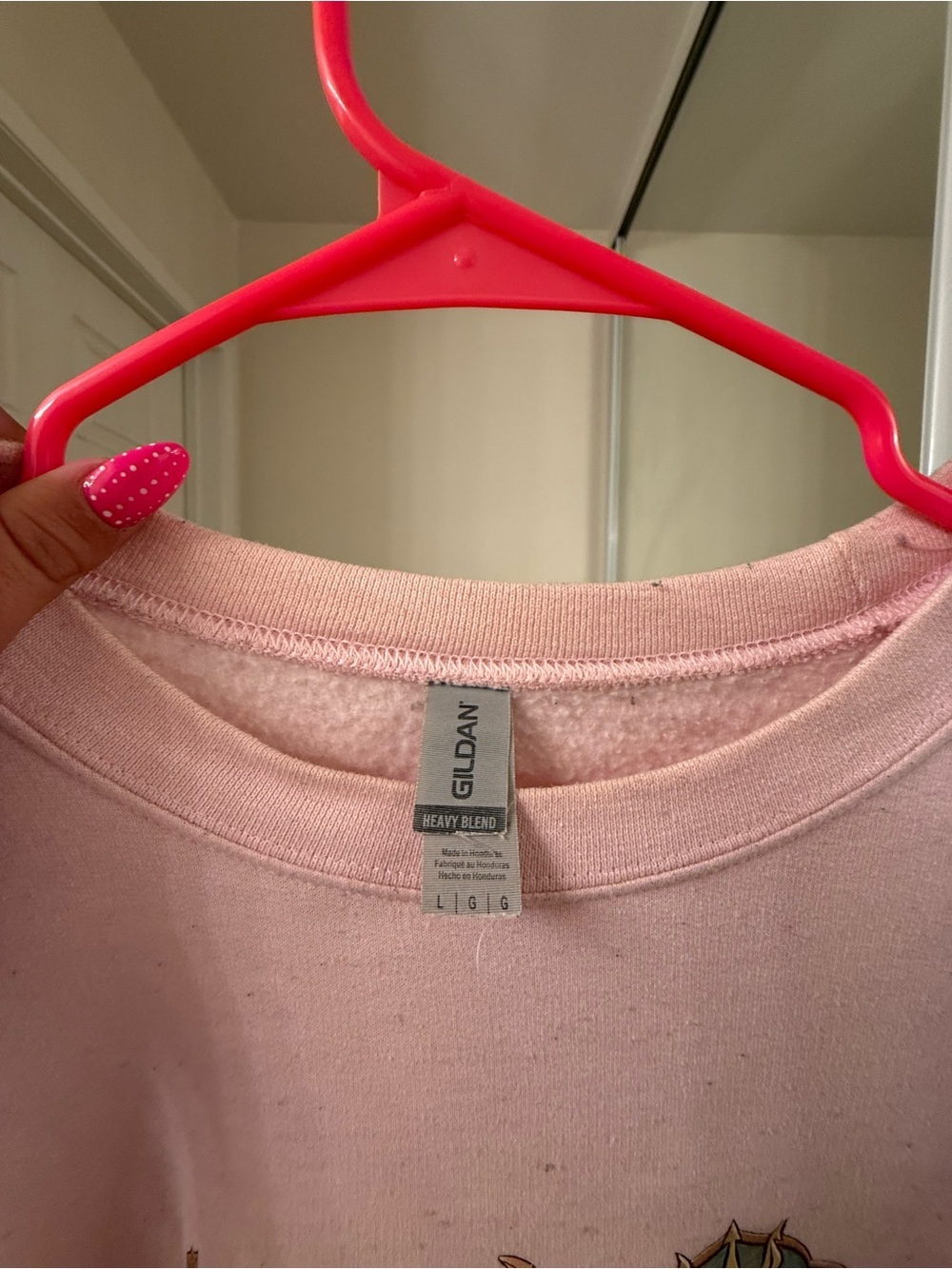 The Little Mermaid Ariel Pink Graphic Sweatshirt | Size L - Picture 3 of 7